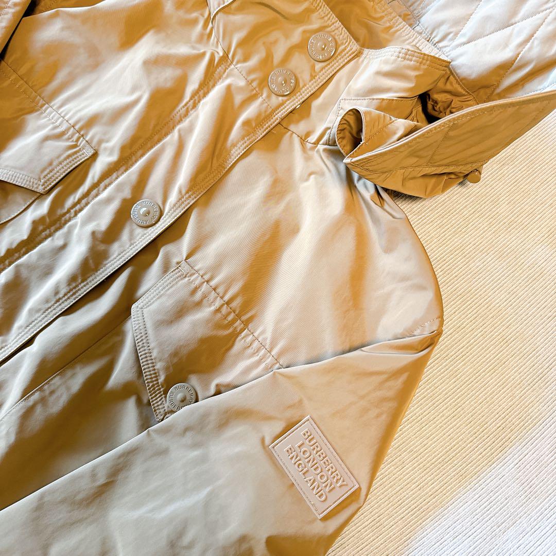 【完売品】美品◎BURBERRY バーバリー フーデット ロングコート キャメル