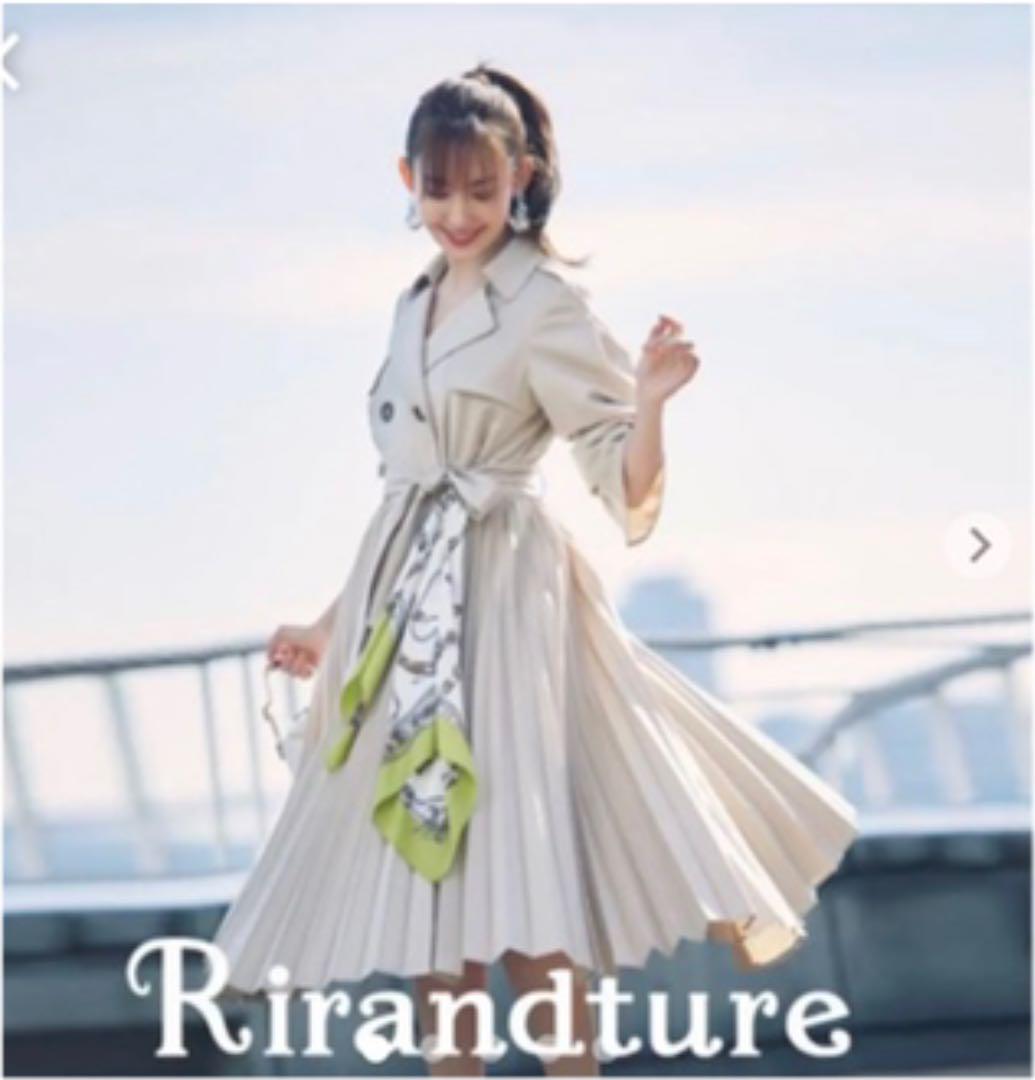 新品 タグ付き リランドチュール 小嶋陽菜着用ドレストレンチコート Rehda Com