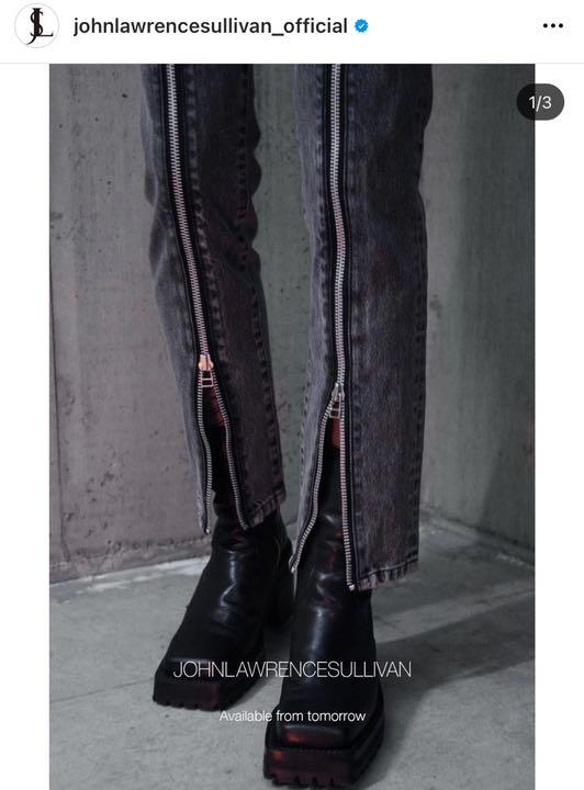 日本製低価 JOHNLAWRENCESULLIVAN ジップデニム Yn46f-m54138358161 ジョンローレンスサリバン 2022即納