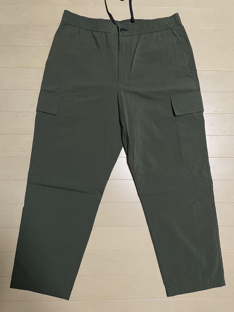 最終価格 美品 定2.8万■セオリー■ナイロン カーゴイージーパンツ アンクル丈