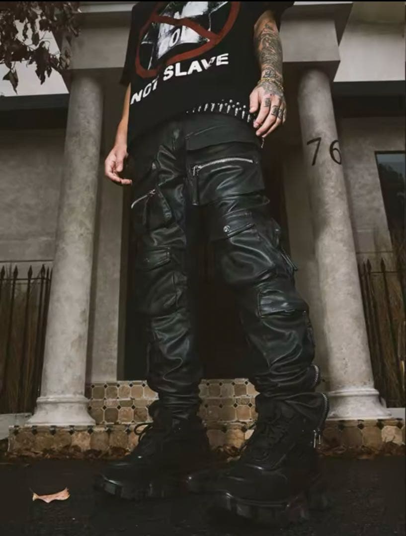 MLVINCE メルヴィンス レザーパンツ フレア メルヴィンス似