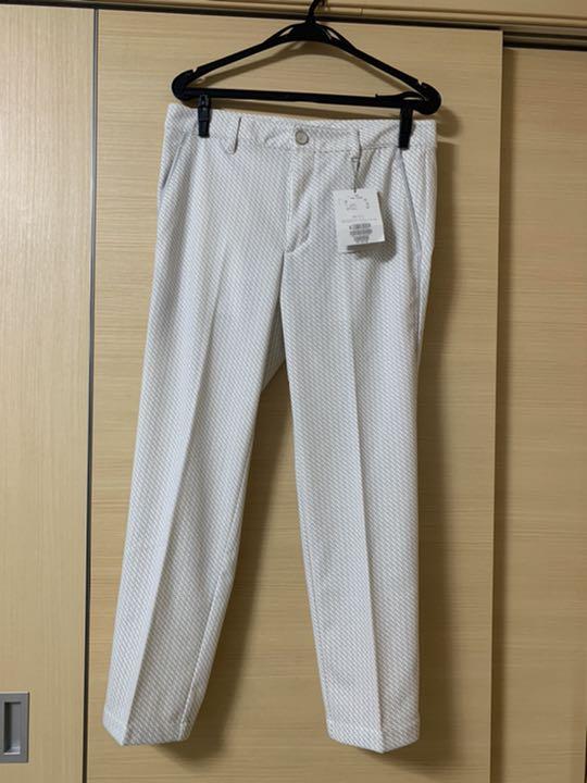 高級 未使用 ヒールクリーク パンツ 白 82cm