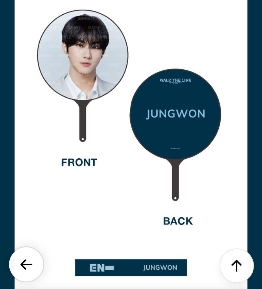JUNGWON うちわ WALK THE LINE