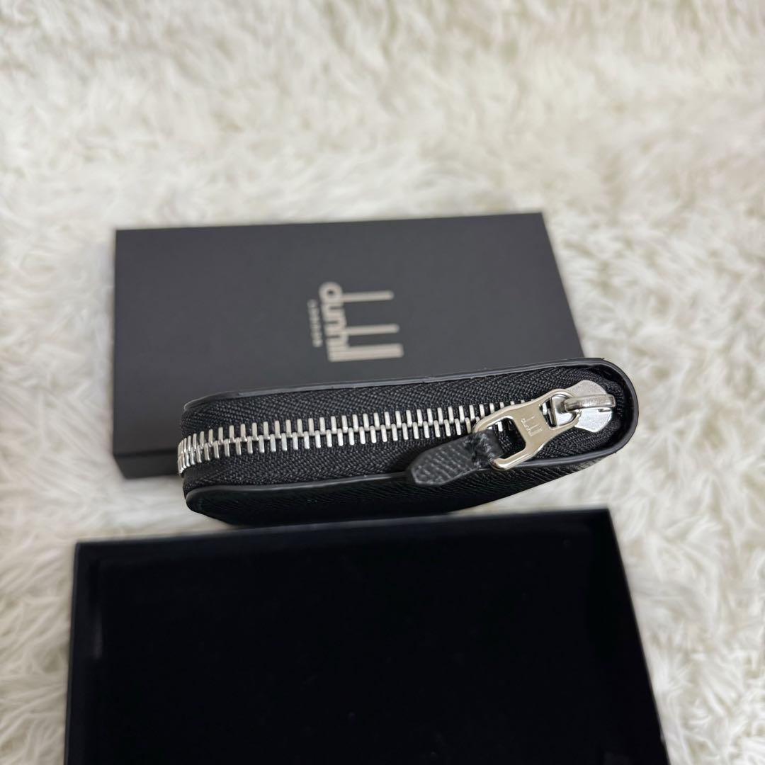 新品未使用✨dunhill ロングウォレット　ラウンドジップ　レザー　ブラック