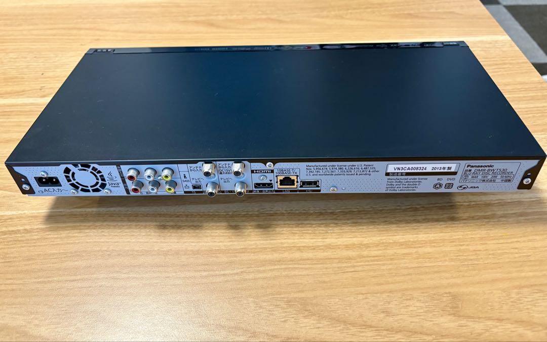 Panasonic ブルーレイレコーダー DMR-BWT530 ケーブル付き