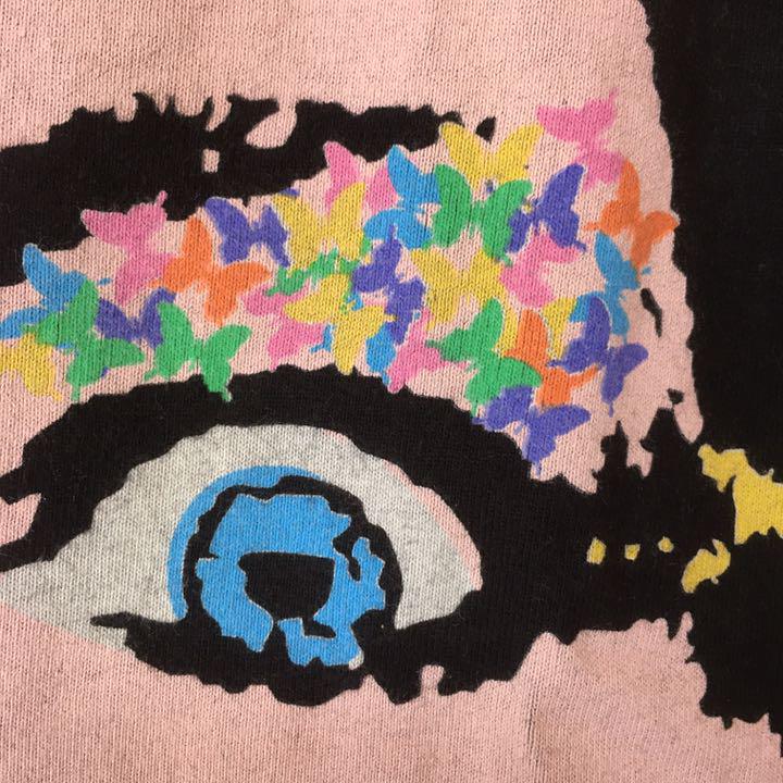 graniph グラニフ BIGフェイス 半袖Tシャツ 個性的 デザインT SS