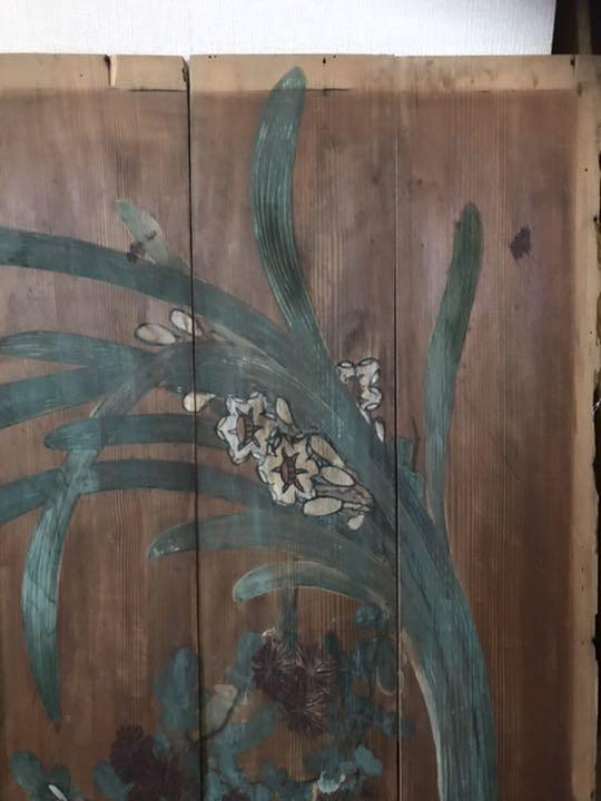 しています 珍品 雀スズメ 菊 千鳥 リノベーション 8wt6K-m54144550305 古材 絵板 和風インテリア DIY までお