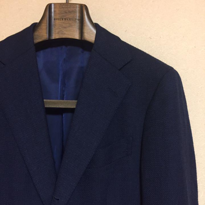 極美品 BEAMS F ビームスF オリジナル ネイビージャケット 44