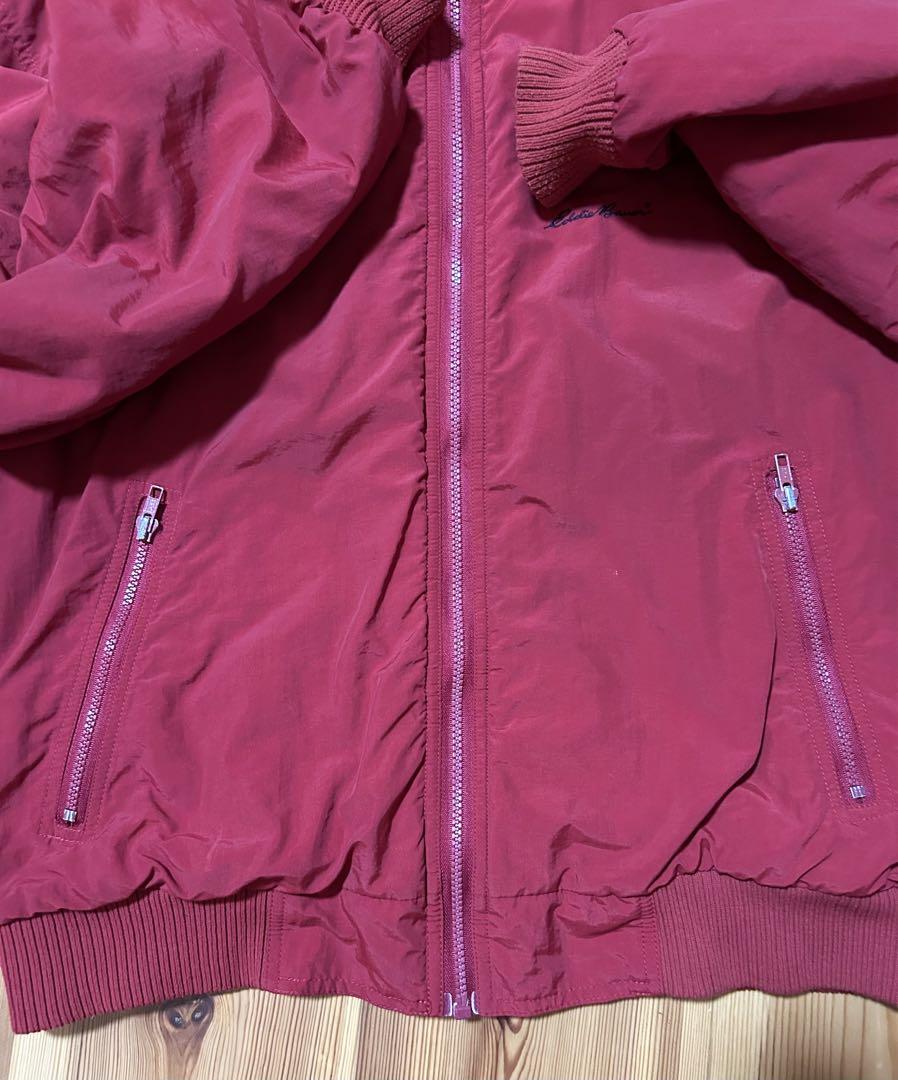エディバウアー Eddie Bauer 黒タグ ジャケット L えんじ