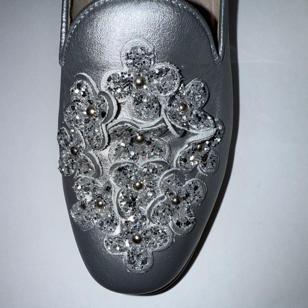 Beaufort シルバー 厚底 フラットシューズ