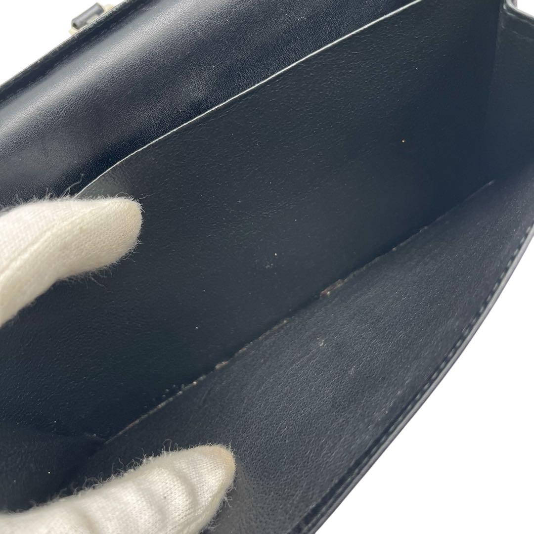 【美品】GUCCI　グッチ　長財布　ジャッキー　GG総柄　黒　ブラック