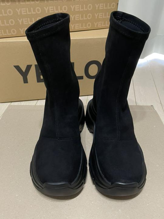 YELLO|BAISEN DOUBLE SNEAKER SHORT BOOTS 正規通販安い YELLO BOOTS SHORT SNEAKER DOUBLE BAISEN ブーツ
