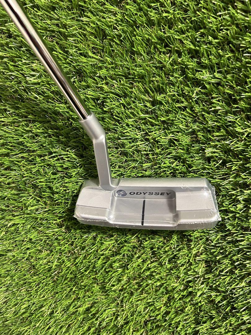 レディース新品！オデッセイ WHITE HOT OGパター 32インチカバー付青