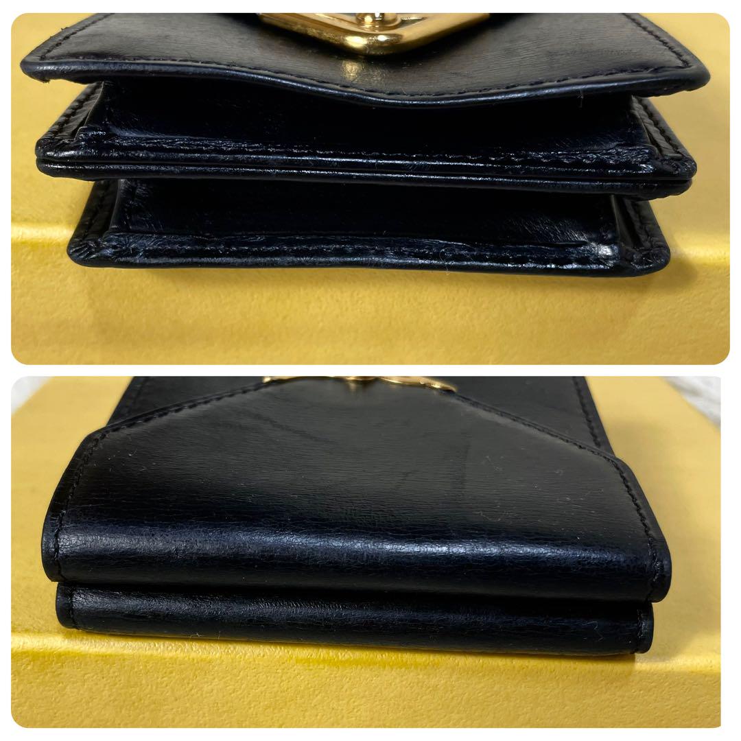 Cartier カルティエ　コインケース　小銭入れ　サファイア　ブラック　黒