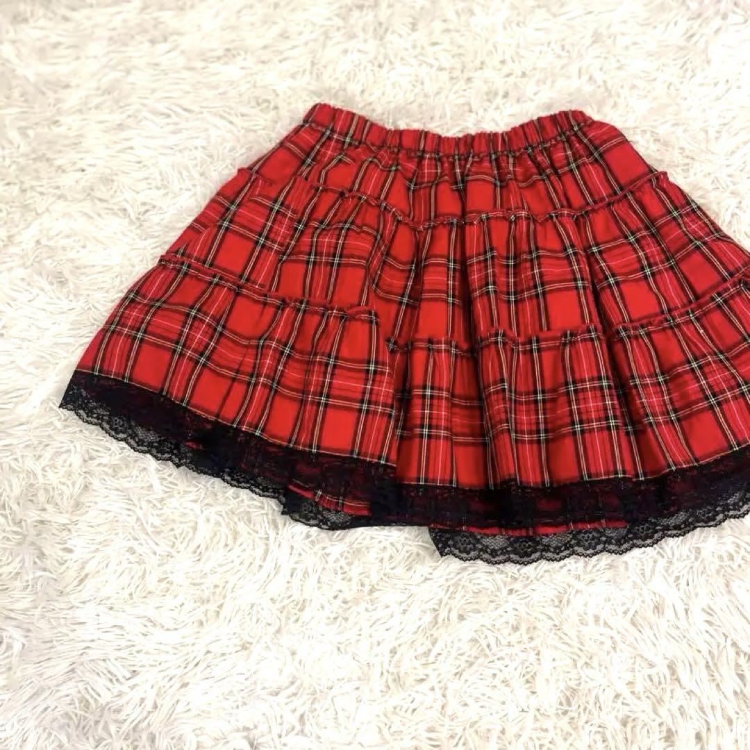 y2k grunge チェック スカート 00s 平成 ギャル 古着 NANA