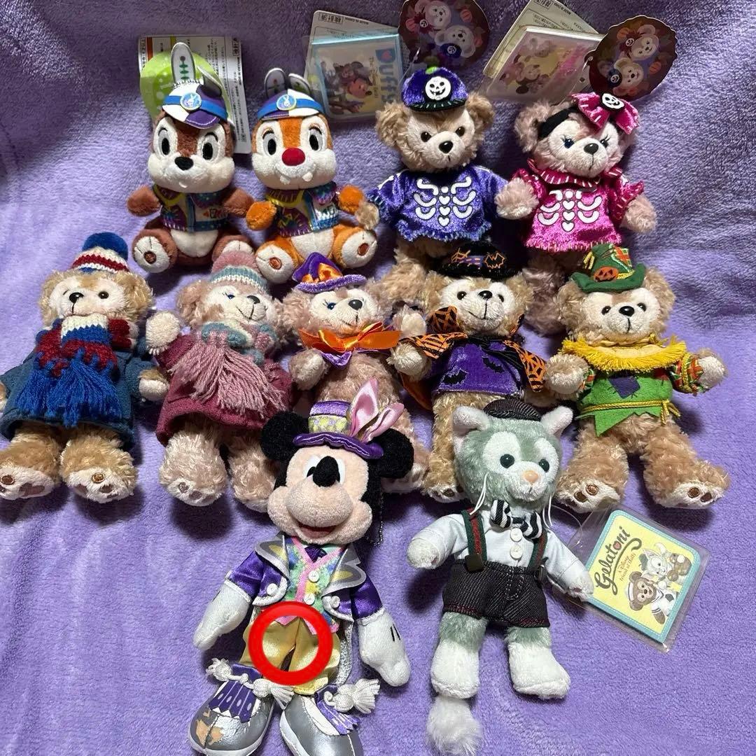 ダッフィーフレンズ　ディズニーリゾート　ぬいぐるみバッジ　まとめ売り