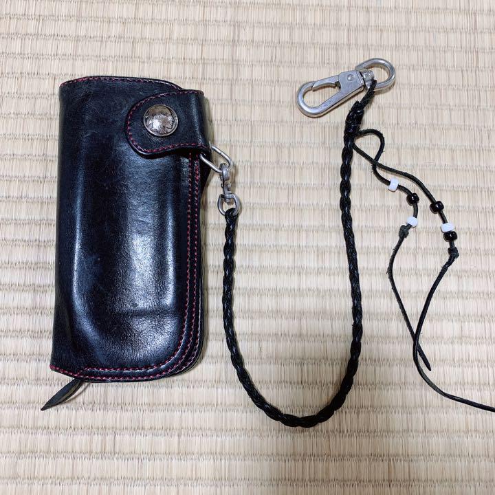 REDMOON レッドムーン　長財布　レザー　ブラック