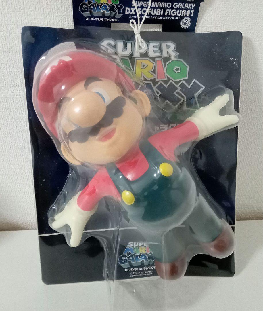 スーパーマリオギャラクシー ソフビ　フィギュア 全2種セット　マリオ　フィギュア