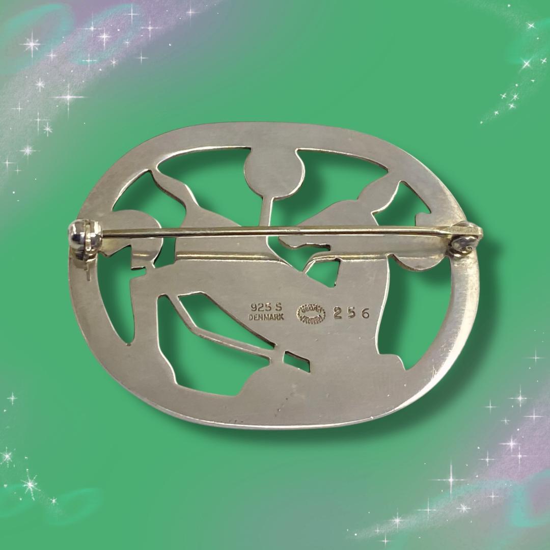 ❰最終価格❱   ブローチ SV925 鹿 256 美品》 ジョージジェンセン ブローチ シカ 鹿 256 SV925 - メルカリ