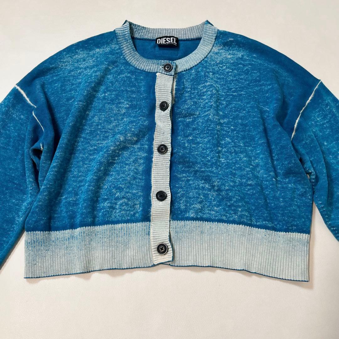 ★美品★ DIESEL ディーゼル　定価2.7万　クロップドカーディガン
