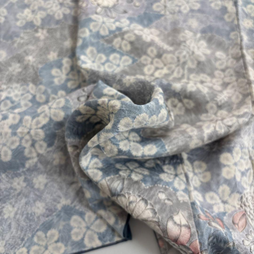 逸品！ 千總謹製 創業460年 辻ヶ花 絞り 小紋 正絹 AK-4677