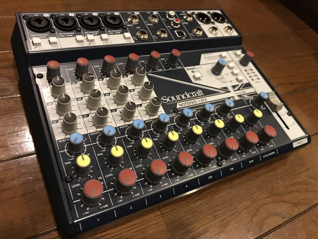 ソン　Soundcraft NOTEPAD-12FX