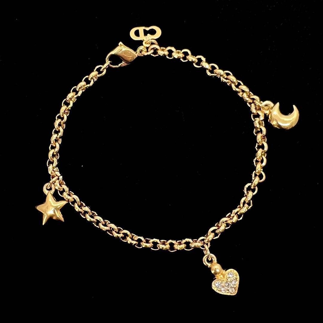 美品✨ クリスチャンディオール ブレスレット ラインストーン