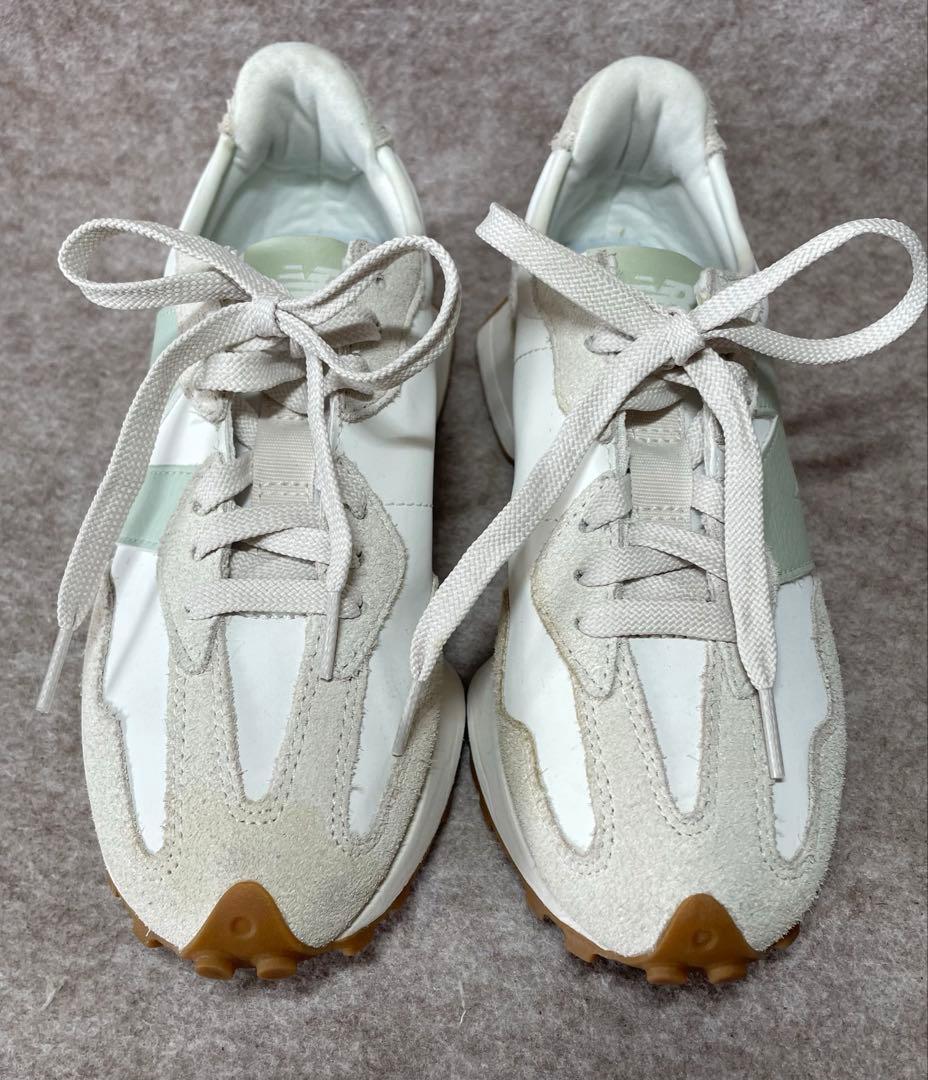 3761 ニューバランススニーカー WS327OU緑グリーン24.0cm24cm new balance