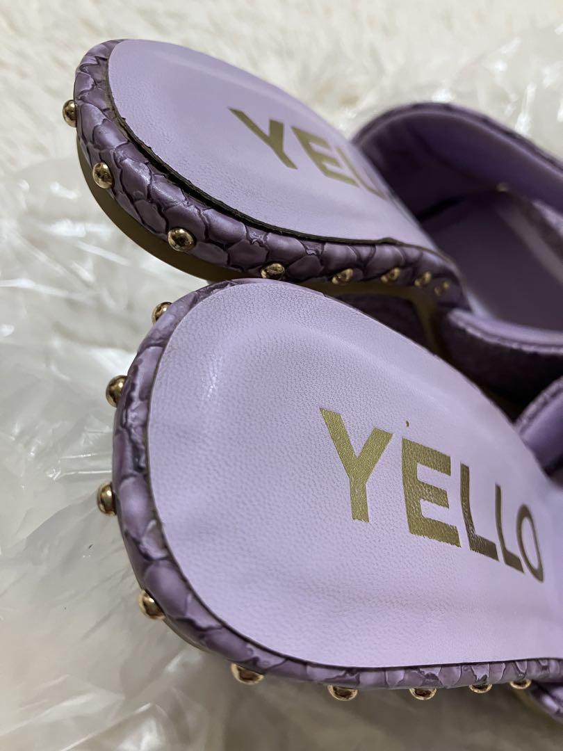 完売品 yello ドラゴンスキンサンダル BABY-D Lサイズ パープル