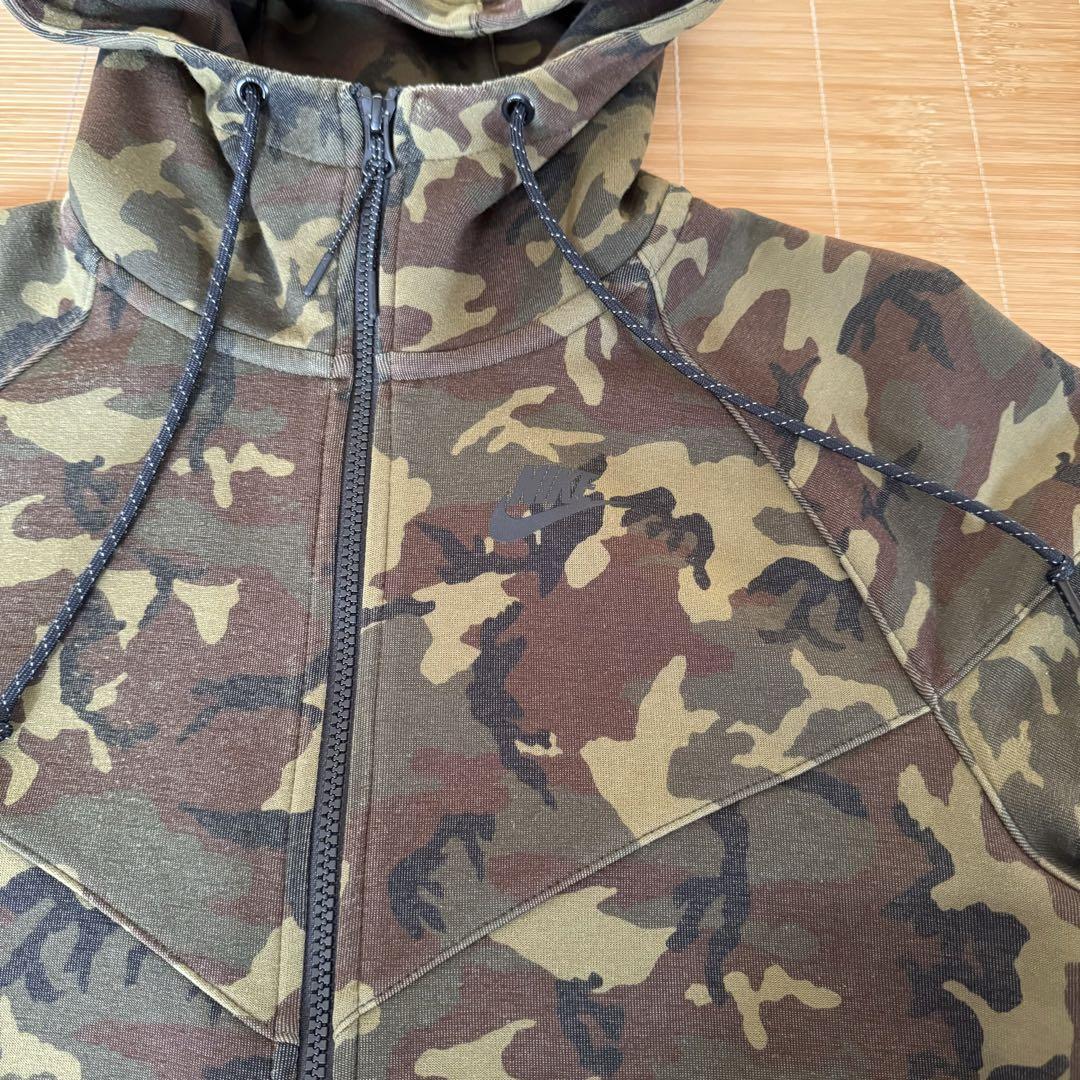NIKE ナイキ テックフリースパーカー 迷彩 カモフラ - メルカリ