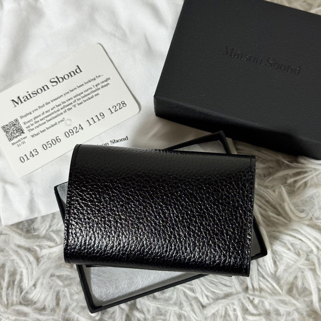 新品✨maison sbond 三つ折り財布　Tom トム　メゾンエスボンド