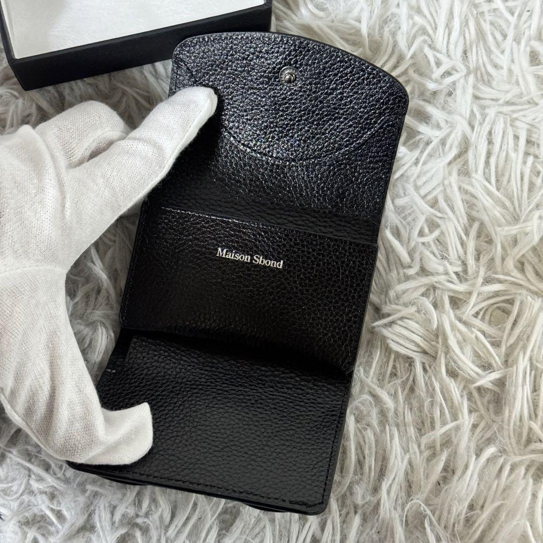 新品✨maison sbond 三つ折り財布　Tom トム　メゾンエスボンド