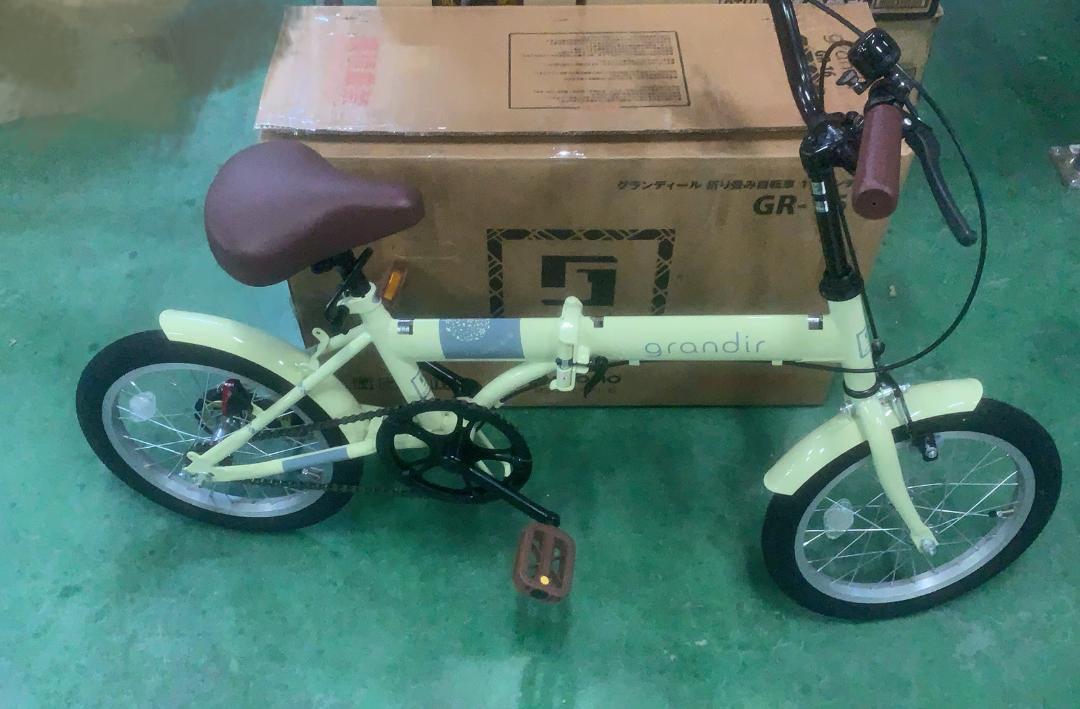 Grandir 折りたたみ自転車 16インチ 軽量 GR-16