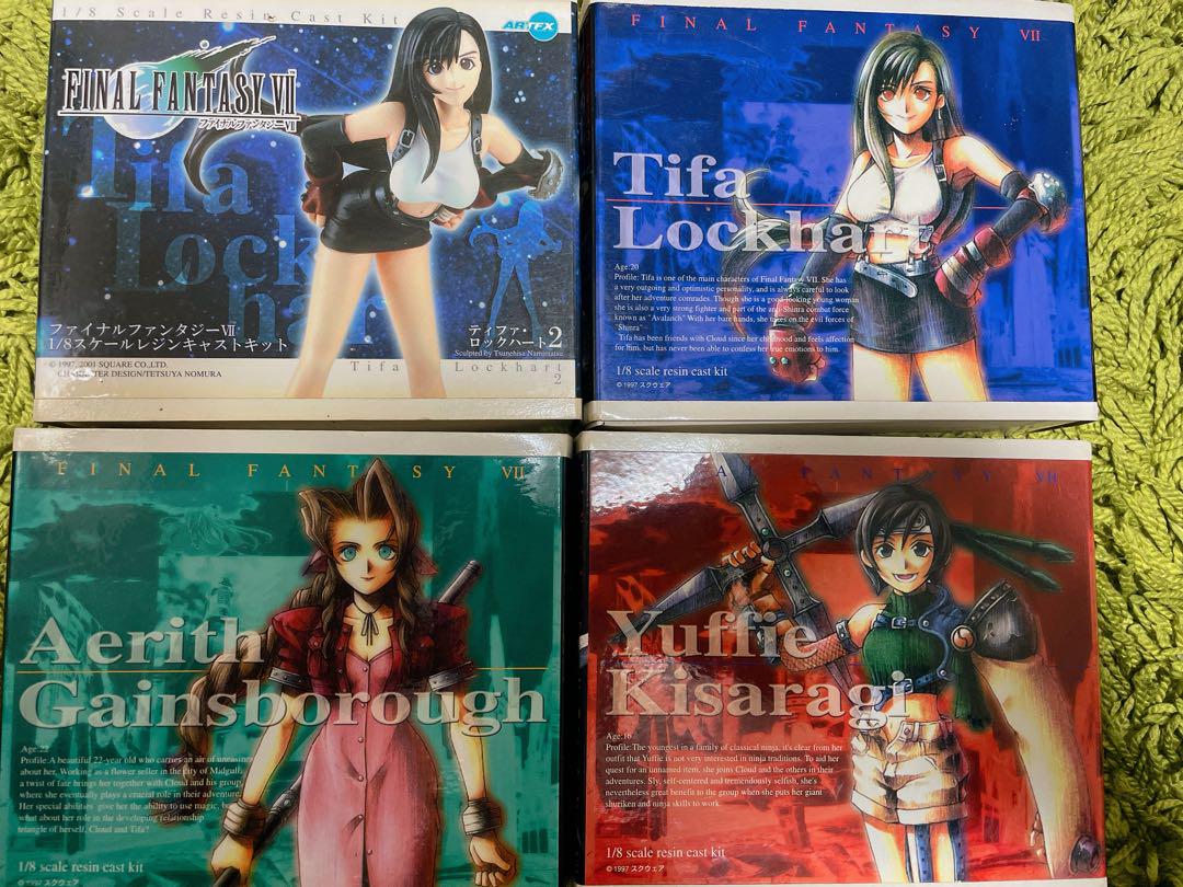 ファイナルファンタジー　レジンキャスト　ガレージキット　4種
