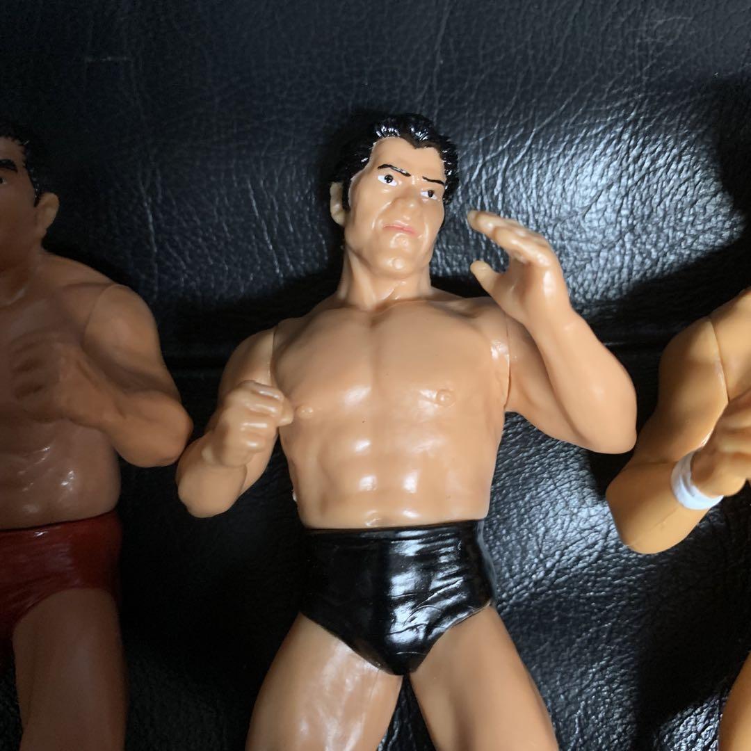 プロレスフィギュアアントニオ猪木坂口征二藤波辰巳セットチャンピオンベルト付き