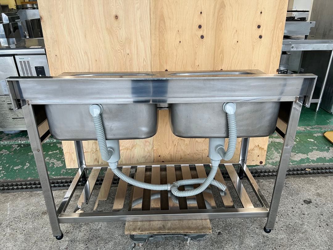 azuma 2槽シンク 1200x600x800 90AZUMA MARWIL-DEMENAGEMENTS_CH