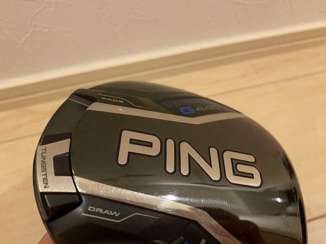 ピンPING G440 LST 9度　ドライバーヘッドのみ　ヘッドカバー 付