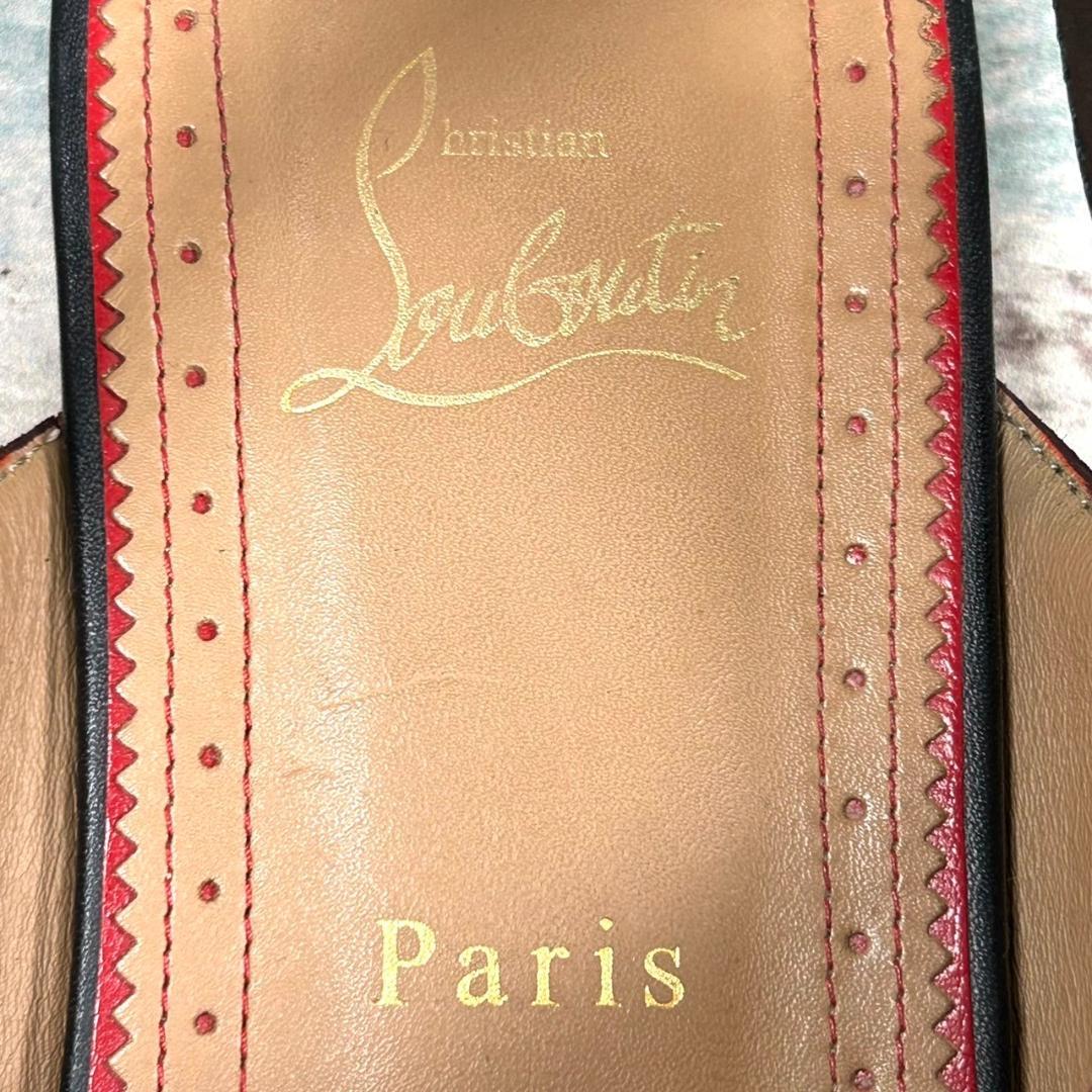 美品 christian louboutin 名作 サンダル ミュール 40 - メルカリ