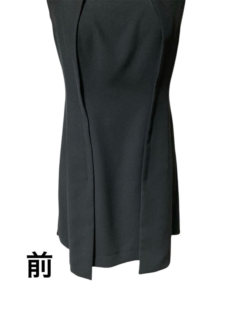 黒のノースリーブチュニック 黒のノースリーブチュニック