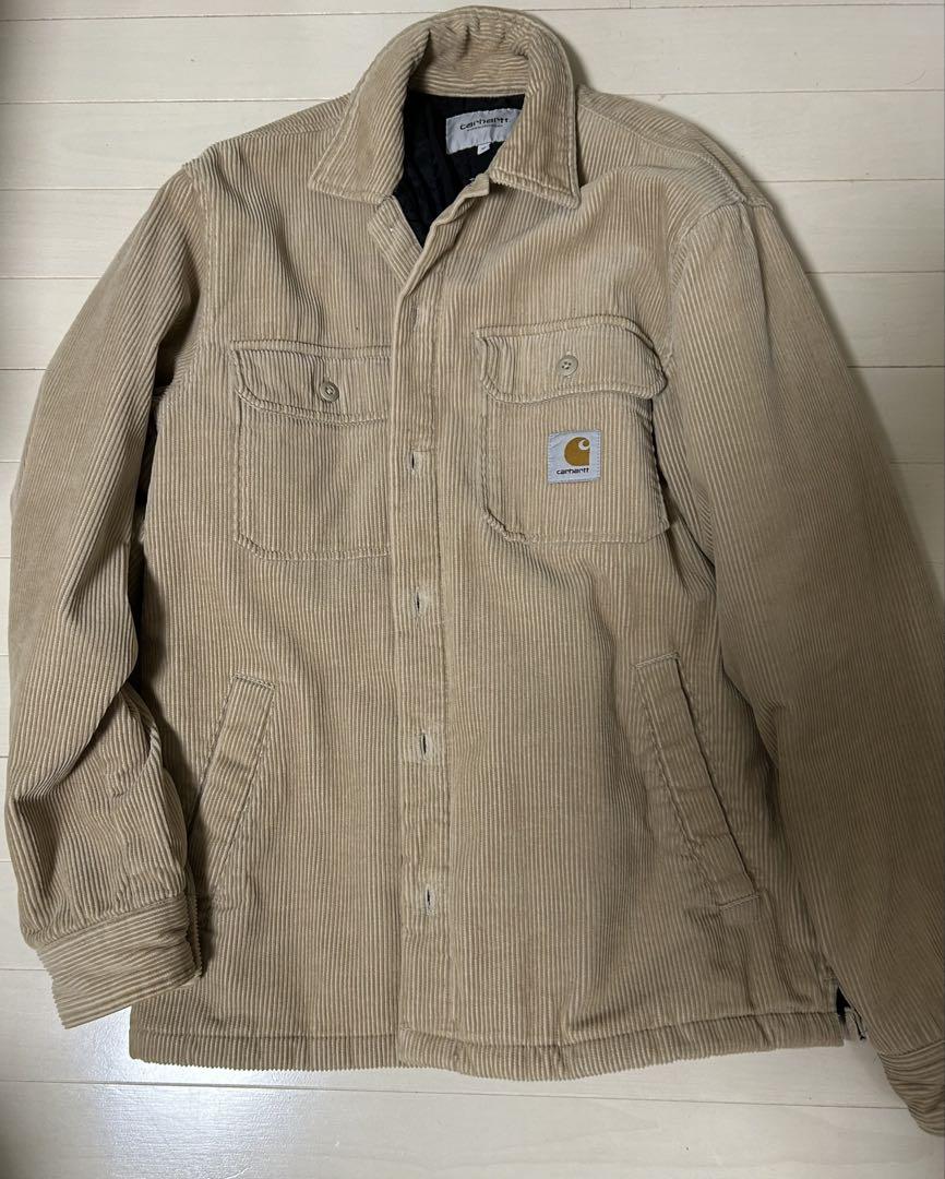 Carhartt コーデュロイカバーオール Mサイズ ベージュ
