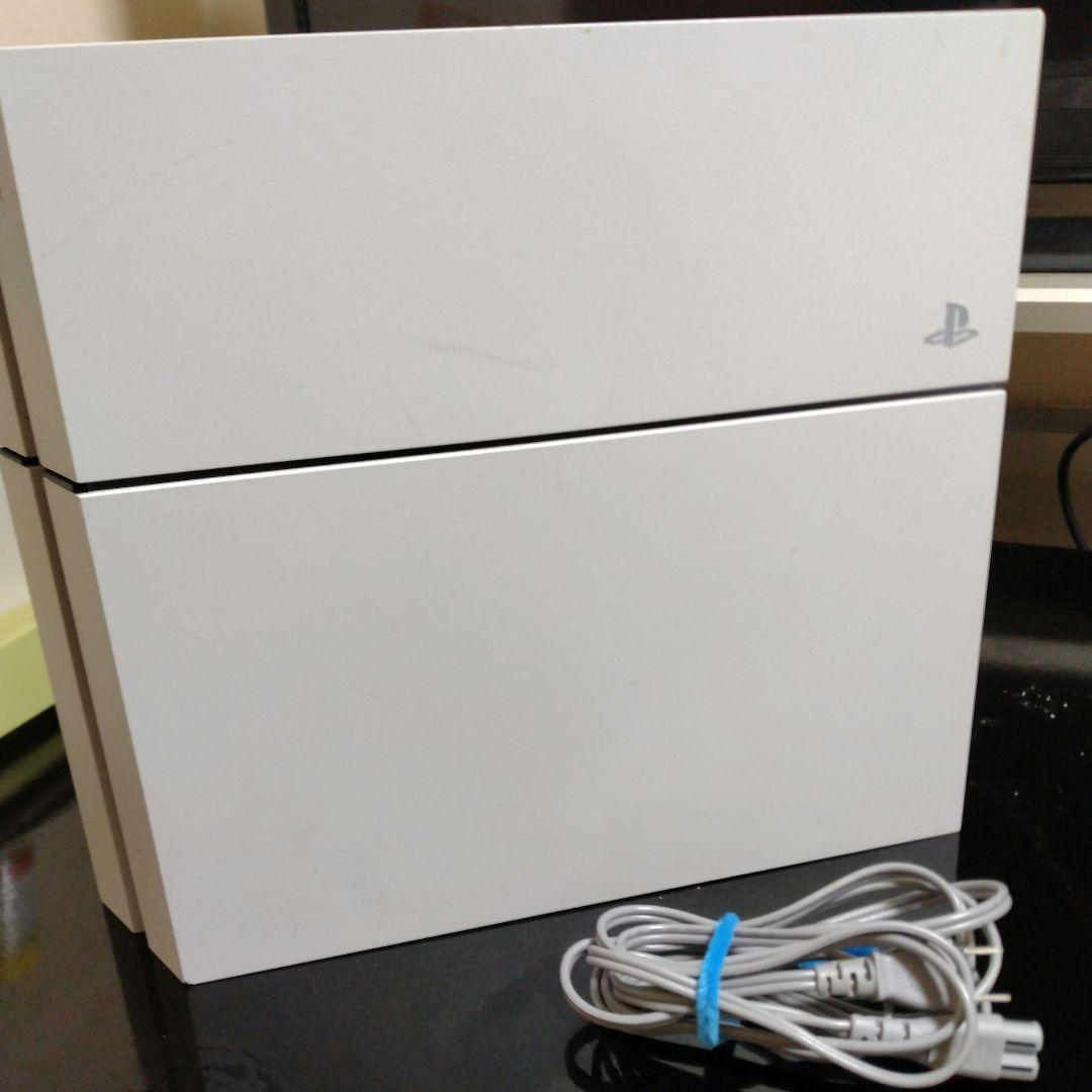 SONY PS4 本体 ホワイト ケーブル付き