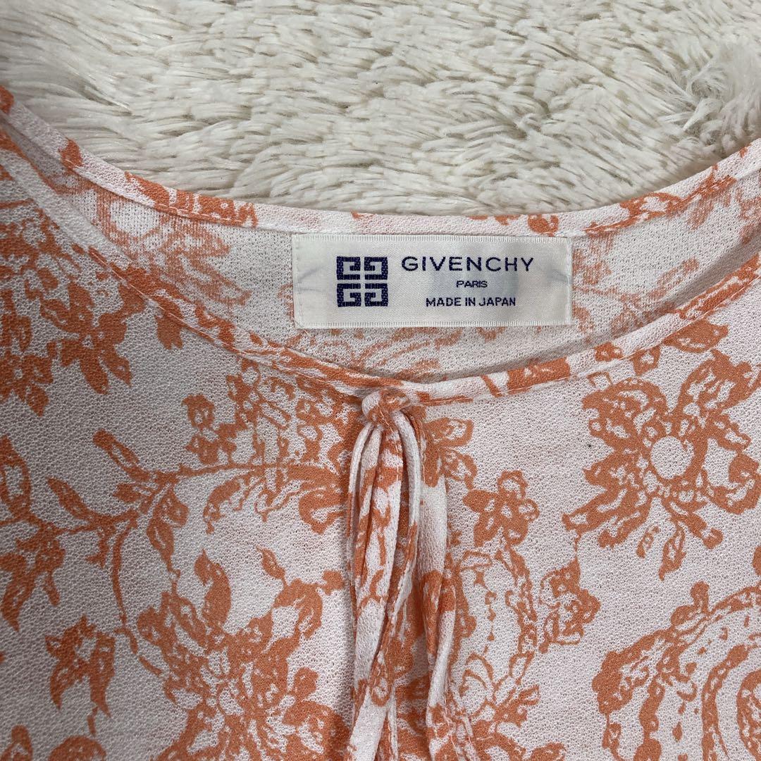GIVENCHY ジバンシー半袖 フリル ロング Aライン 花柄