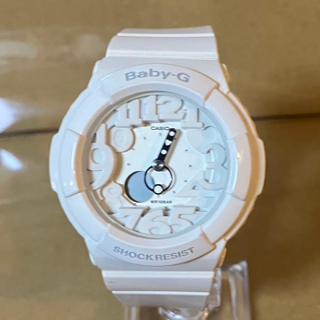 CASIO BABY-G ホワイト腕時計 CASIO BABY-G G-LIDE ホワイト - メルカリ