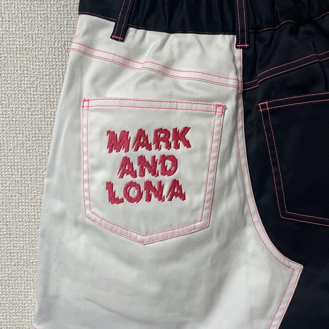 MARK&LONA マークアンドロナ スカート ゴルフウェア 白/黒 サイズ36