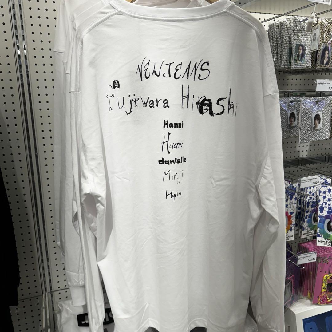 【完売】NewJeans x Hiroshi Fujiwara 白 長袖 XL