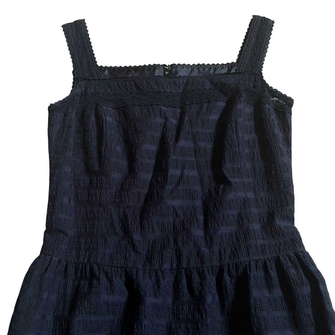 Burberry Blue Label 透かしあみキャミソールワンピース 美品✨ BURBERRY BLUE LABEL キャミワンピース ノバチェック