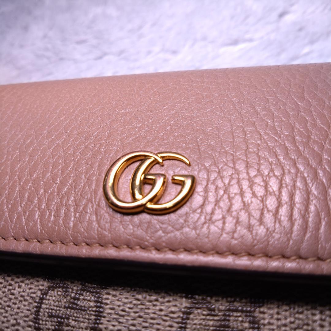 極美品、グッチGUCCI、長財布、マーモント、コンチネンタル、GG、カード収納