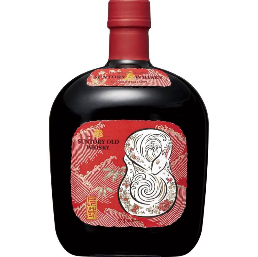 サントリーオールド 干支 ラベル へび 2025 700ml　箱 12本セット