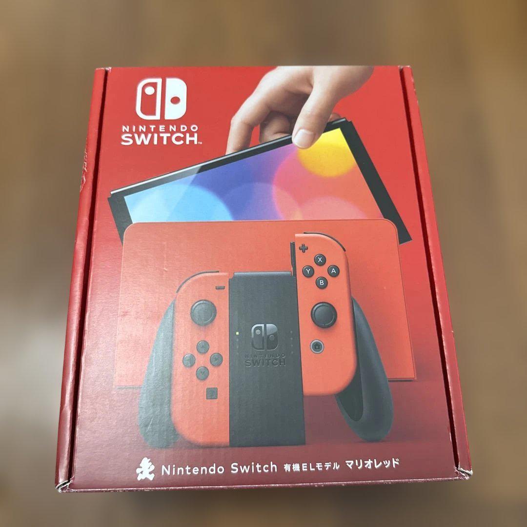 Nintendo Switch 有機ELモデル マリオレッド - メルカリ