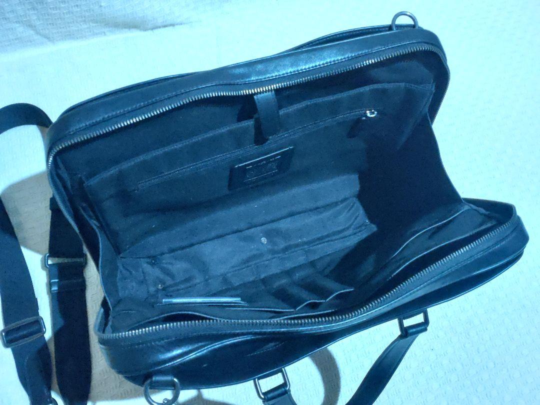 COACH レザーブリーフケース C8170 QBBK A4対応【特記事項有り】
